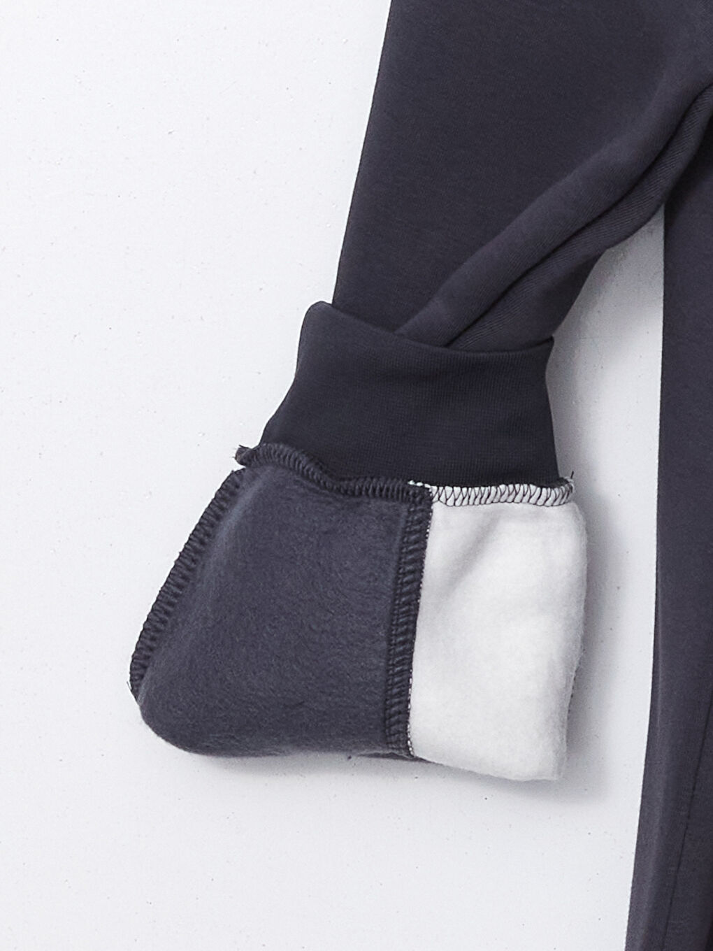 XSIDE Antrasit Polo Yaka Uzun Kollu Baskılı Erkek Kalın Sweatshirt - 6