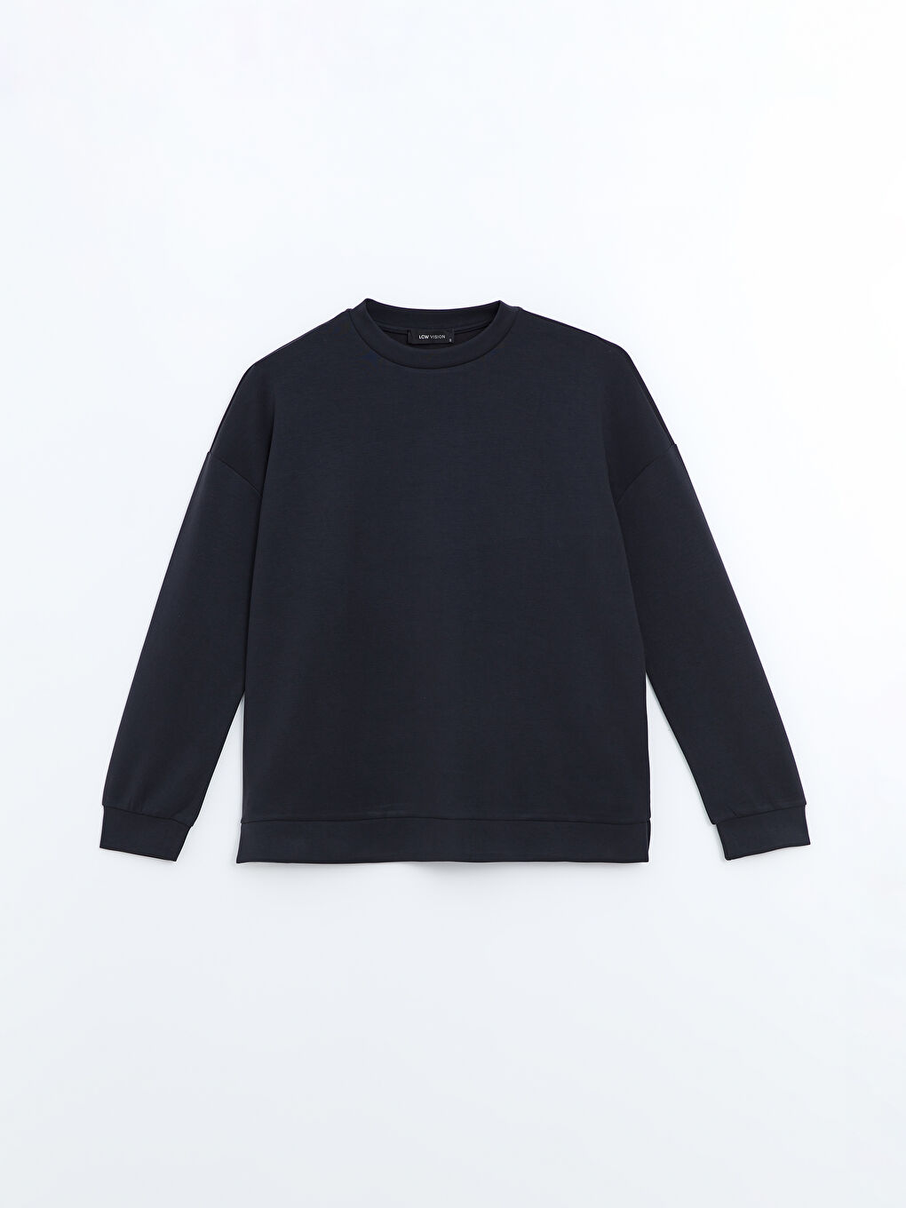 Antrasit Oversize Modal Karışımlı Kadın Sweatshirt-4