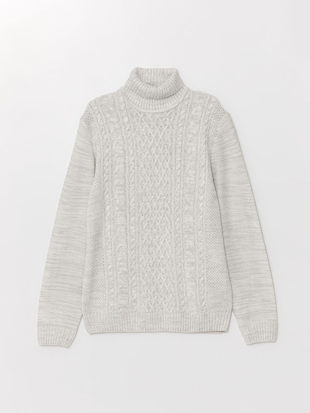 Turtleneck Long Sleeve Men's Knitwear Sweater-1