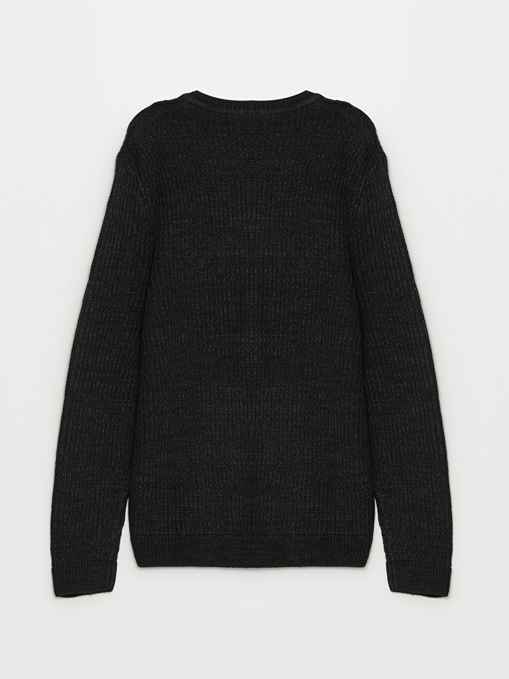 Crew Neck Long Sleeve Men's Tricot Sweater-9