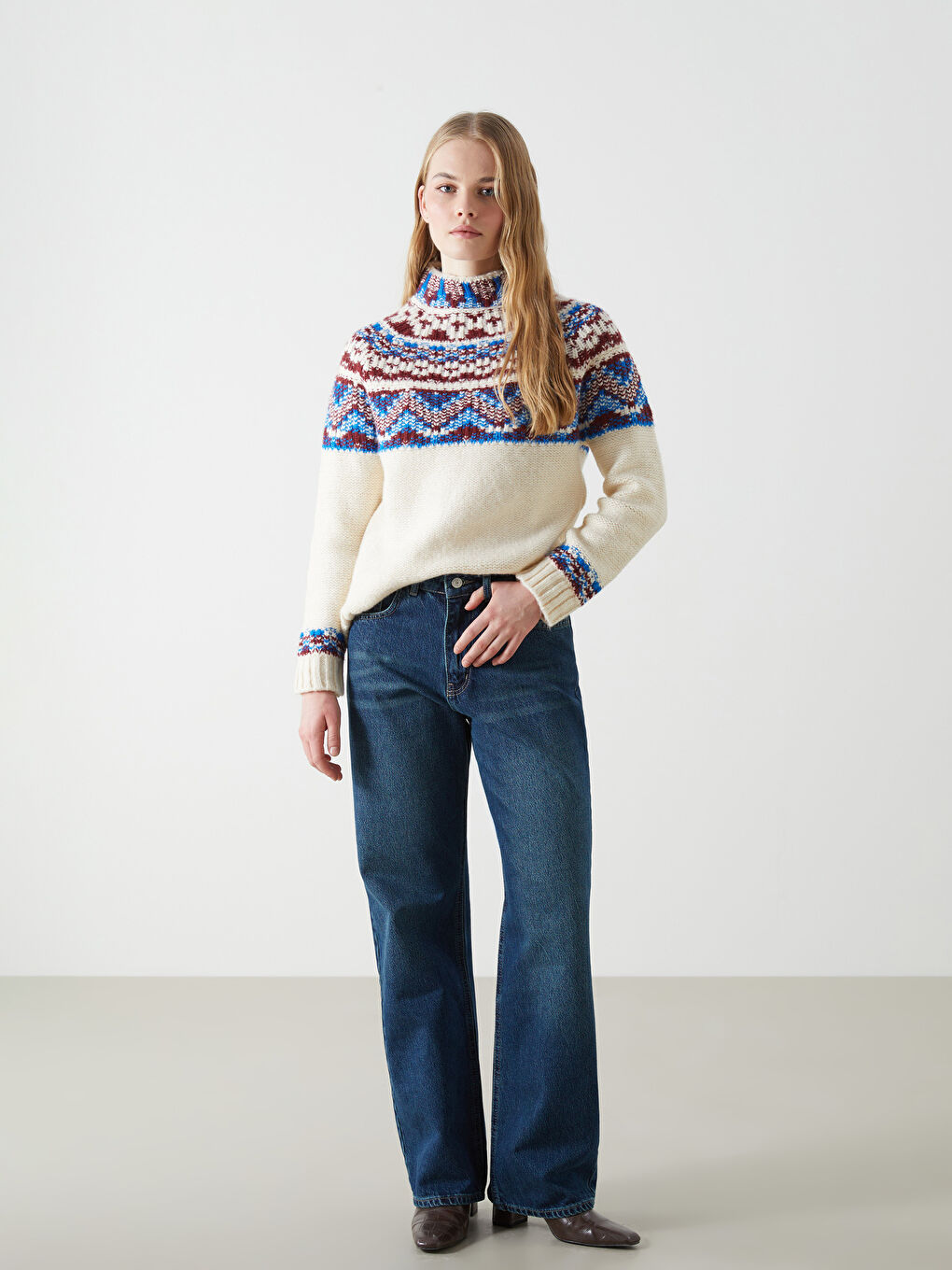 LCW Jeans Straight Fit Women's Jeans -W4M445Z8-309