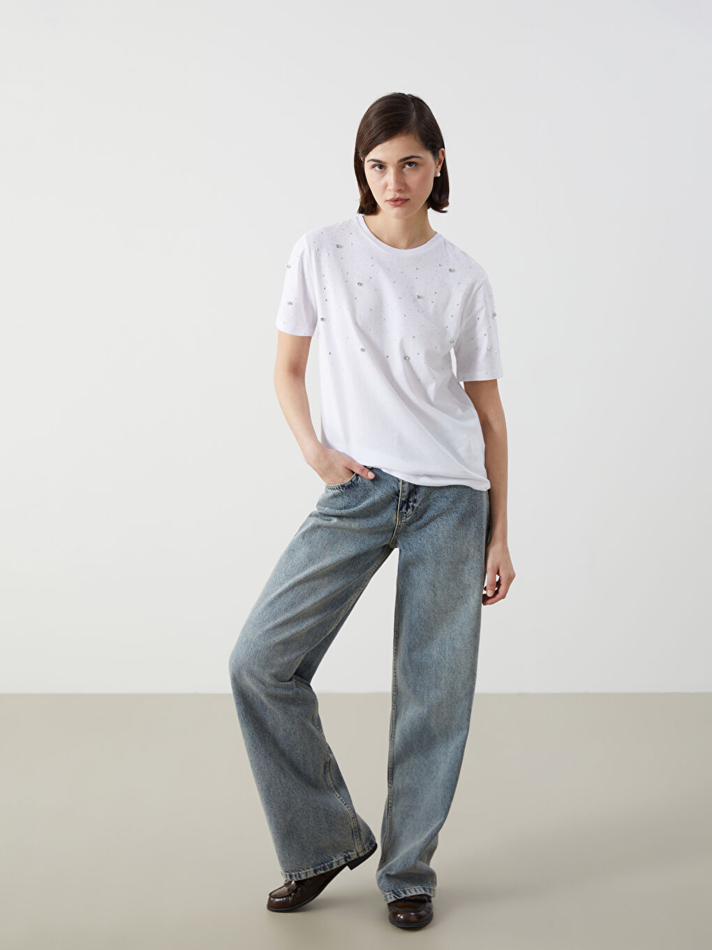 LCW Vision Wideleg Women's Jeans -W4M448Z8-507