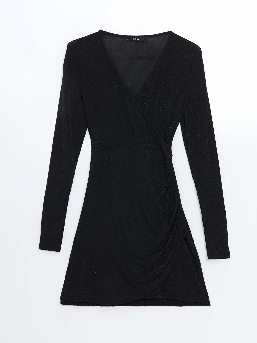 Double Breasted Collar Patterned Women's Dress -W4M453Z8-CVL