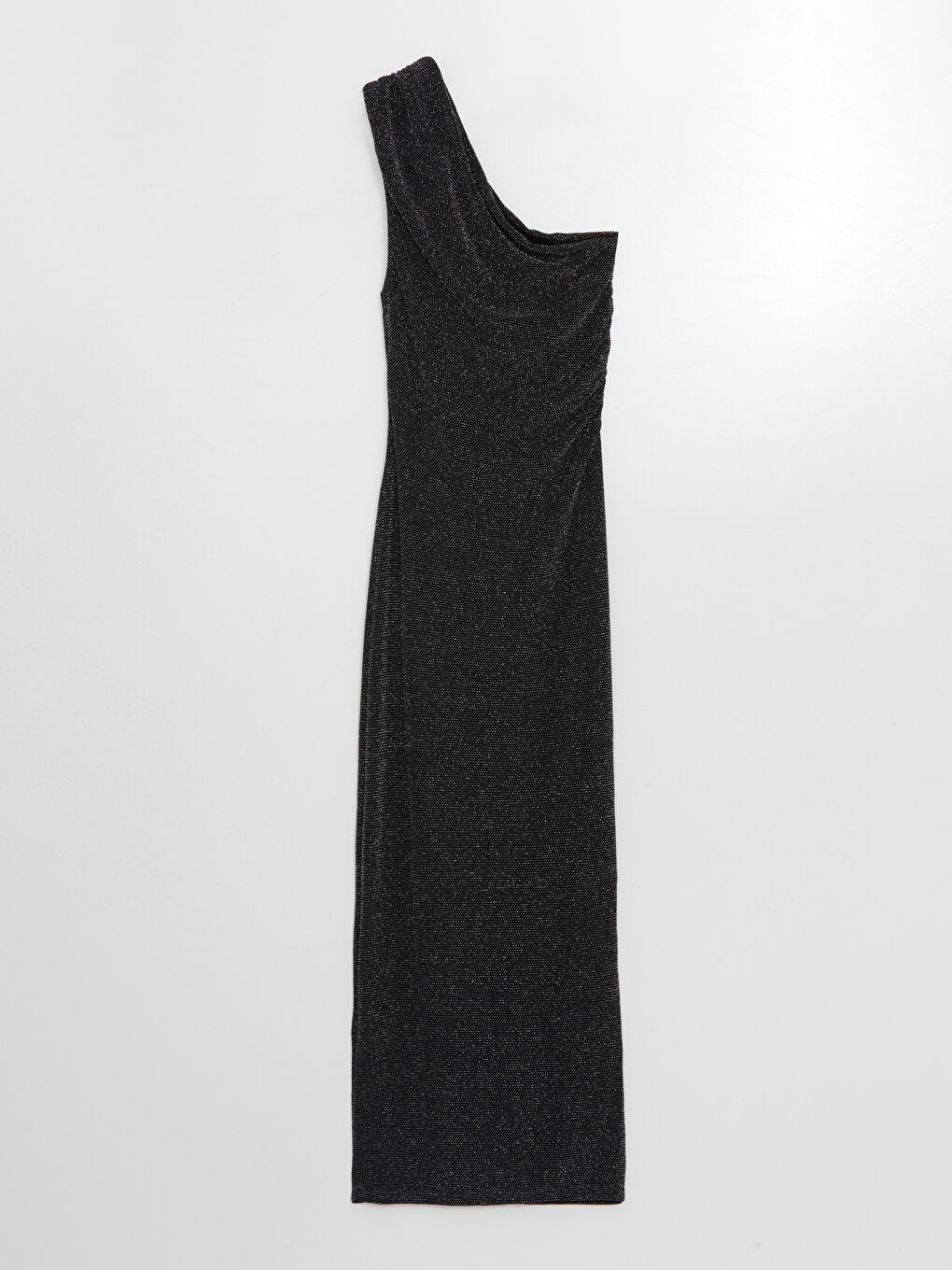 LCWAIKIKI Classic One Shoulder Shiny Look Women's Dress -W4M454Z8-CVL