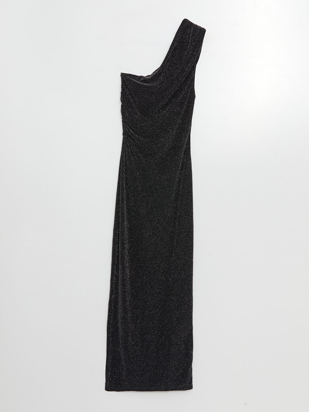 LCWAIKIKI Classic One Shoulder Shiny Look Women's Dress -W4M454Z8-CVL