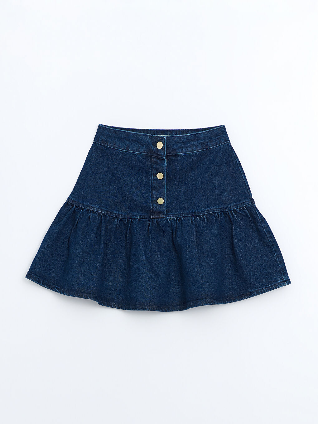 Regular Fit Women's Denim Skirt -W4M483Z8-YFY