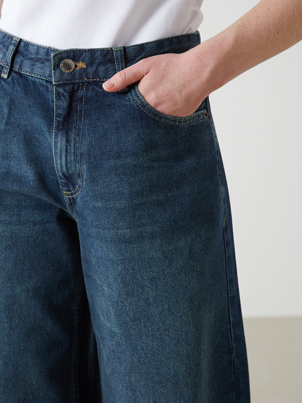 LCW Jeans Wideleg Women's Jeans -W4M496Z8-JVU