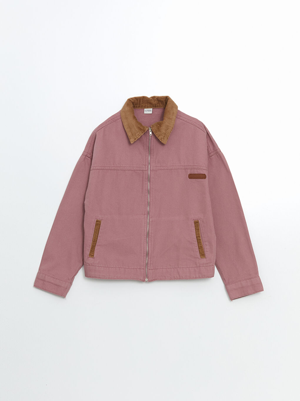 Pembe Kız Çocuk Jean Ceket