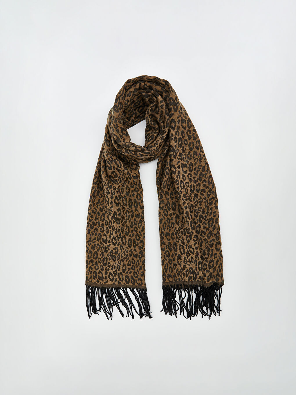 LCW ACCESSORIES Leopard Print Women's Scarf -W4M514Z8-LQY