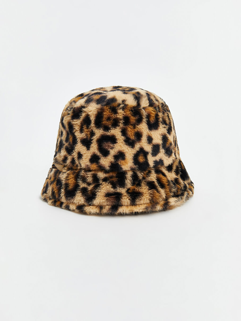 LCW ACCESSORIES Kahverengi Leopar Desenli Kadın Bucket Şapka