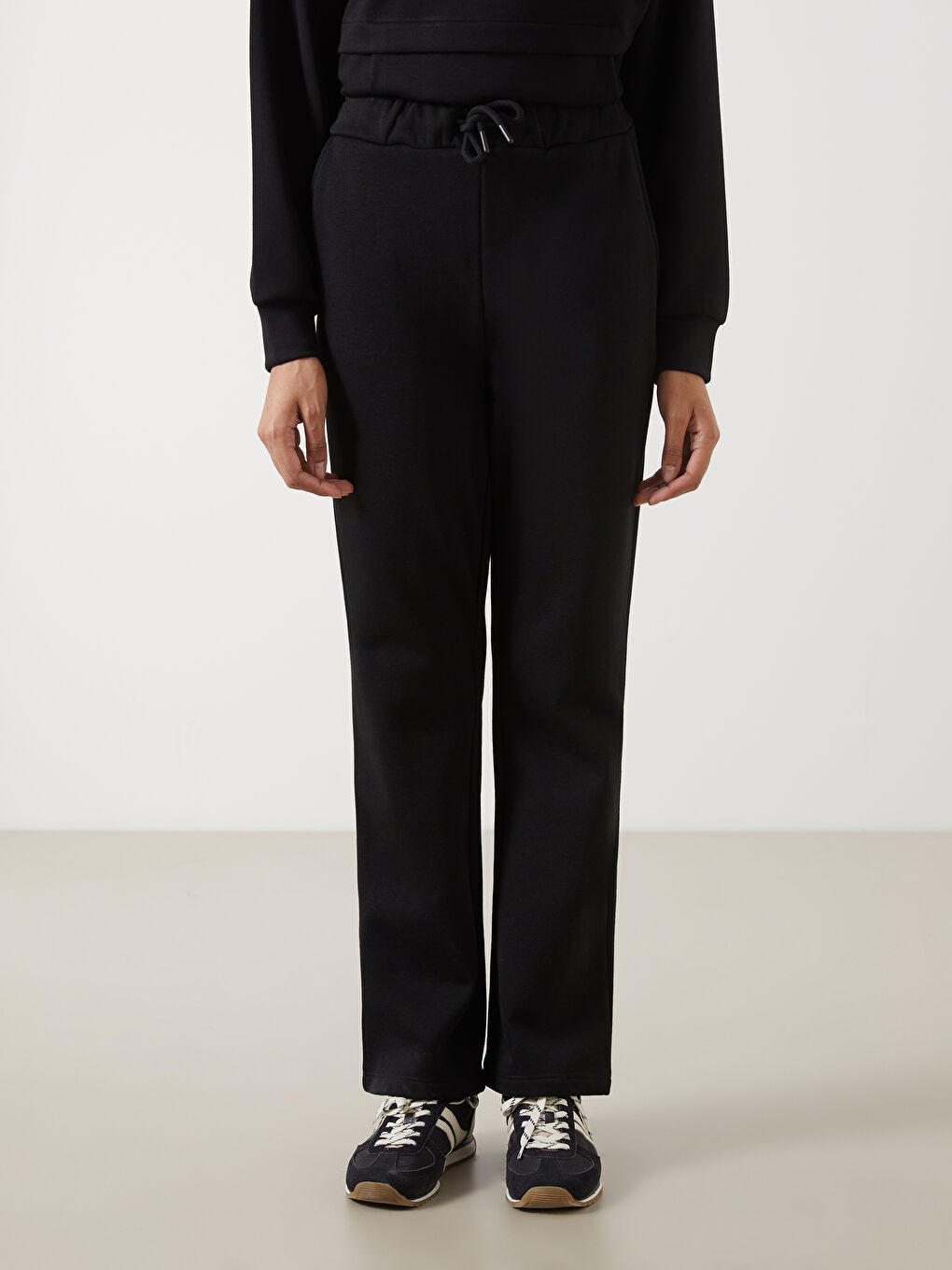 LCW Modest Elasticated Waist Women's Thick Sweatpants -W4M524Z8-CVL