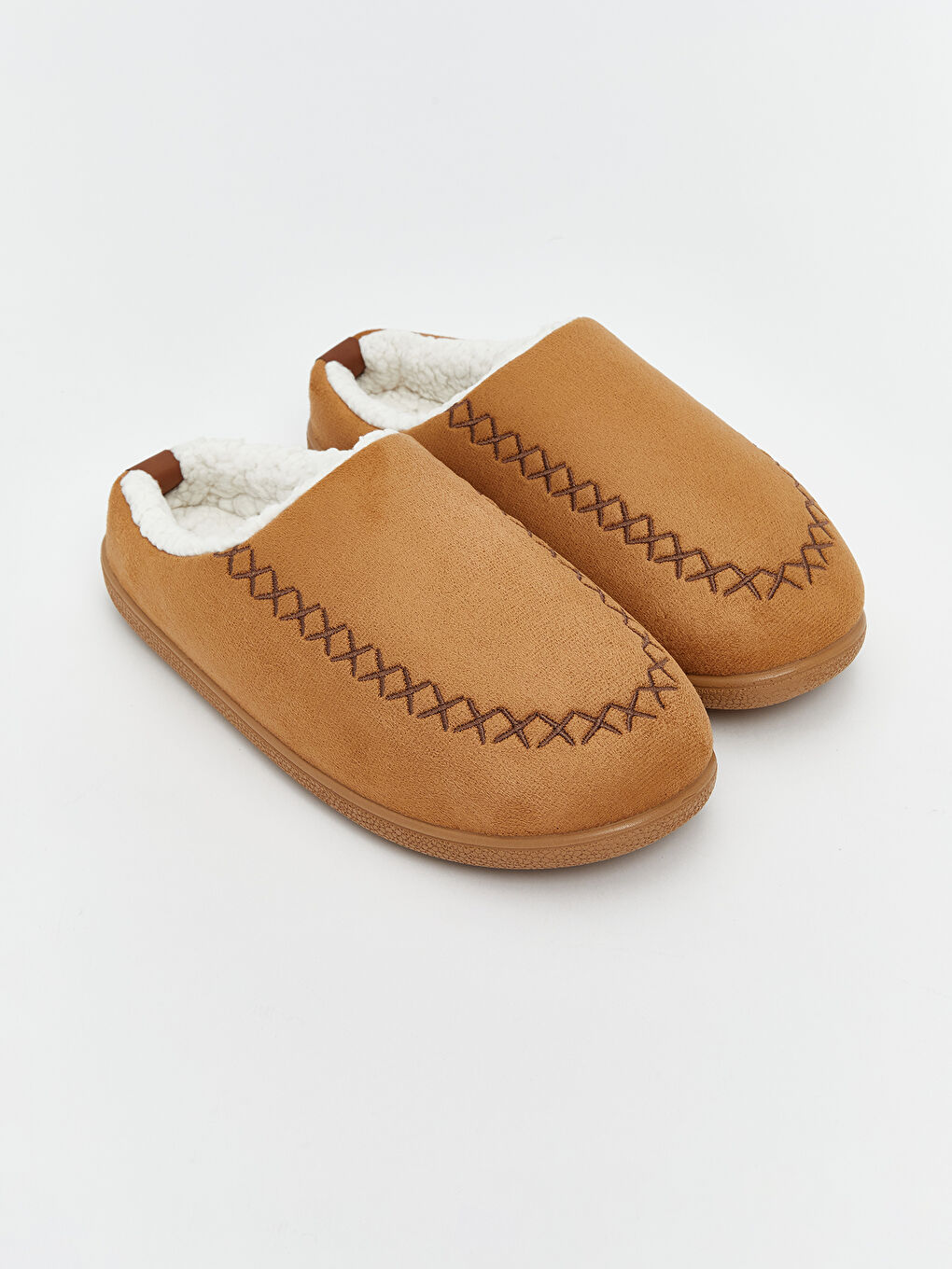Fur Detail Men'S House Slippers -W4M537Z8-CWX