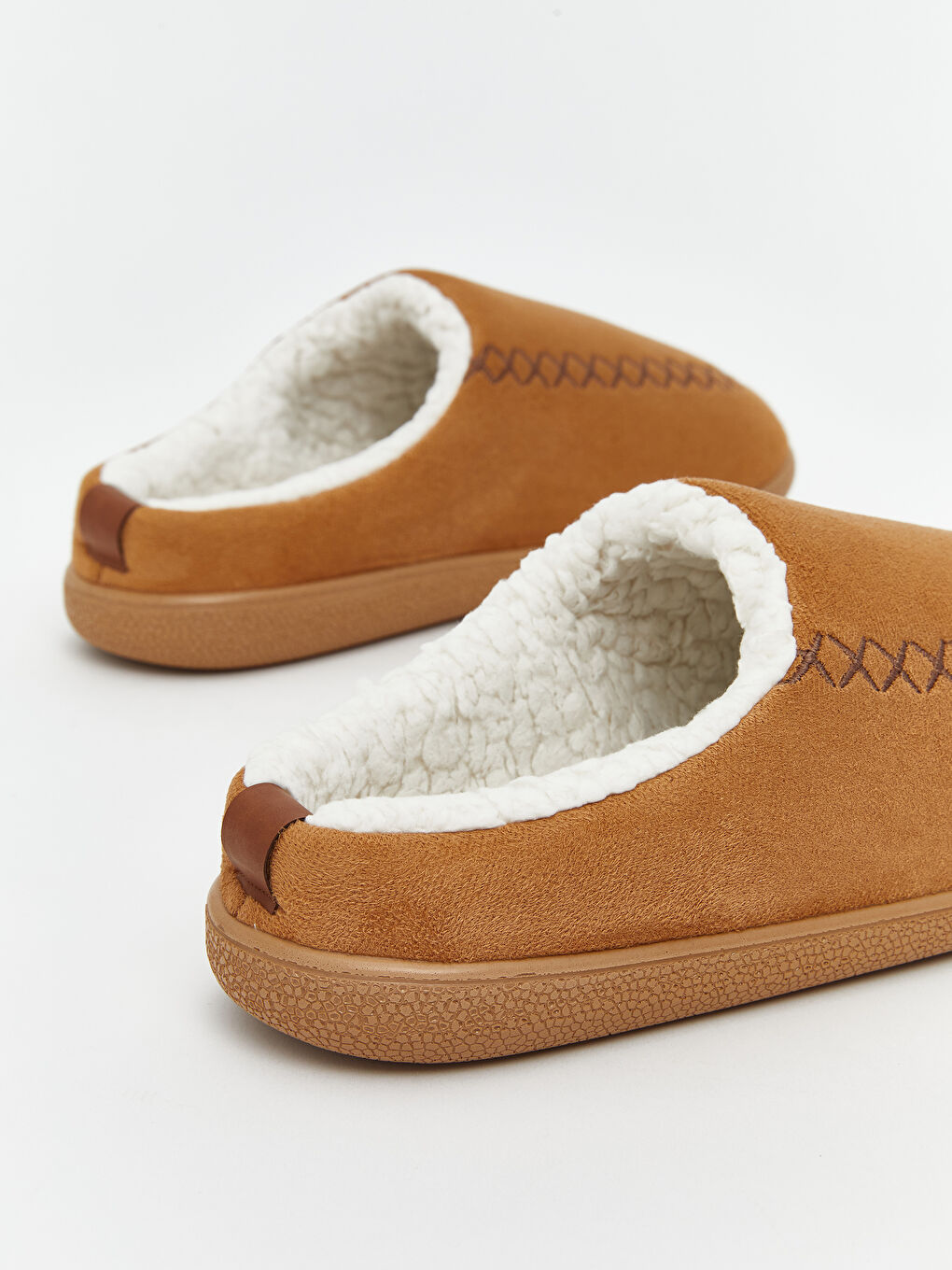 Fur Detail Men'S House Slippers -W4M537Z8-CWX