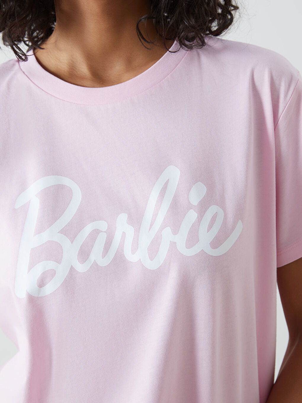 XSIDE Crew Neck Barbie Printed Women's T-Shirt -W4M547Z8-QXB