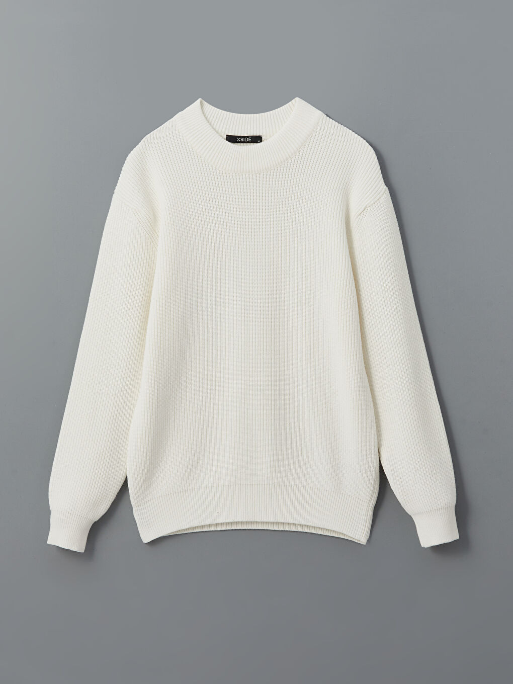 Half Turtleneck Long Sleeve Men's Tricot Sweater -W4M554Z8-JRB