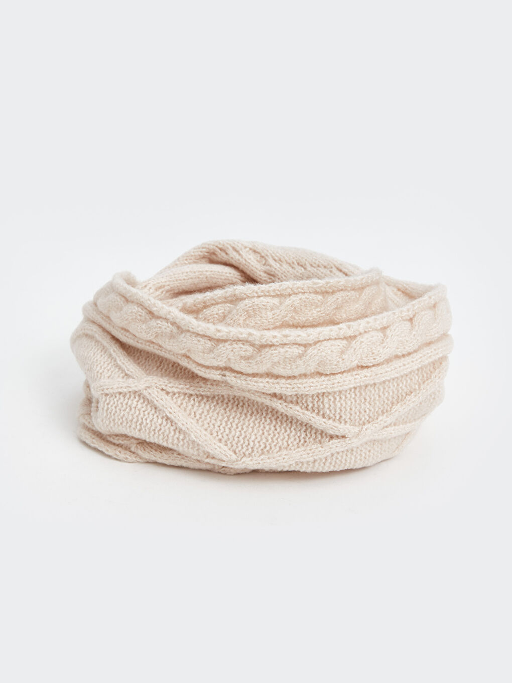 Pompon Detail Girls' Beanie and Scarf Set-1