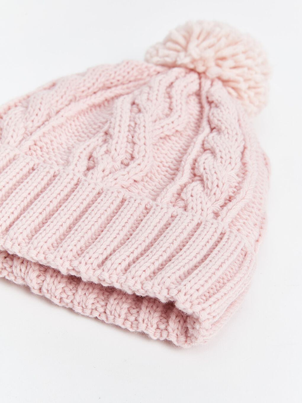Pom-pom Girls' Scarf and Beanie-3