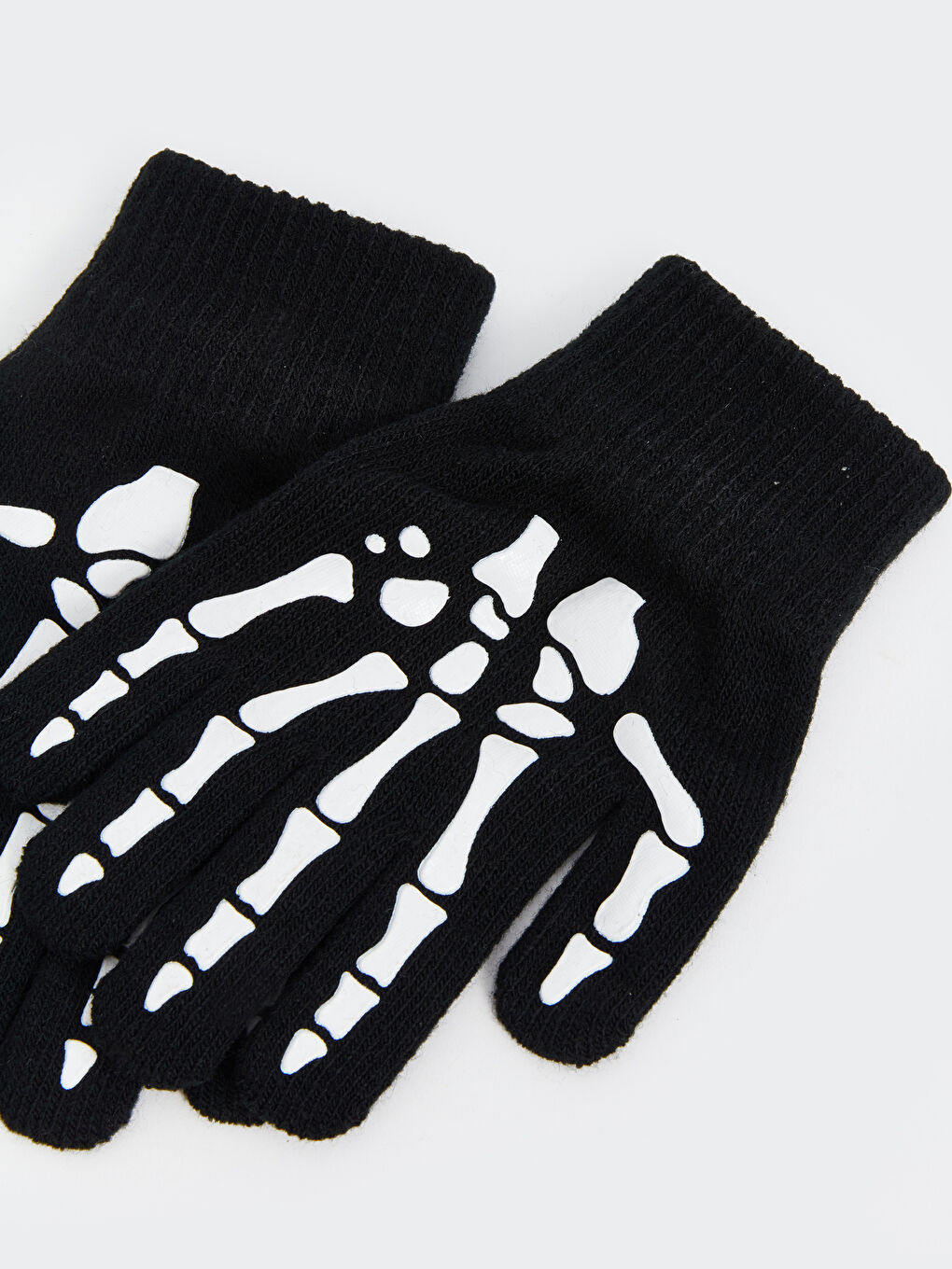 Printed Girls' Knitwear Gloves-1