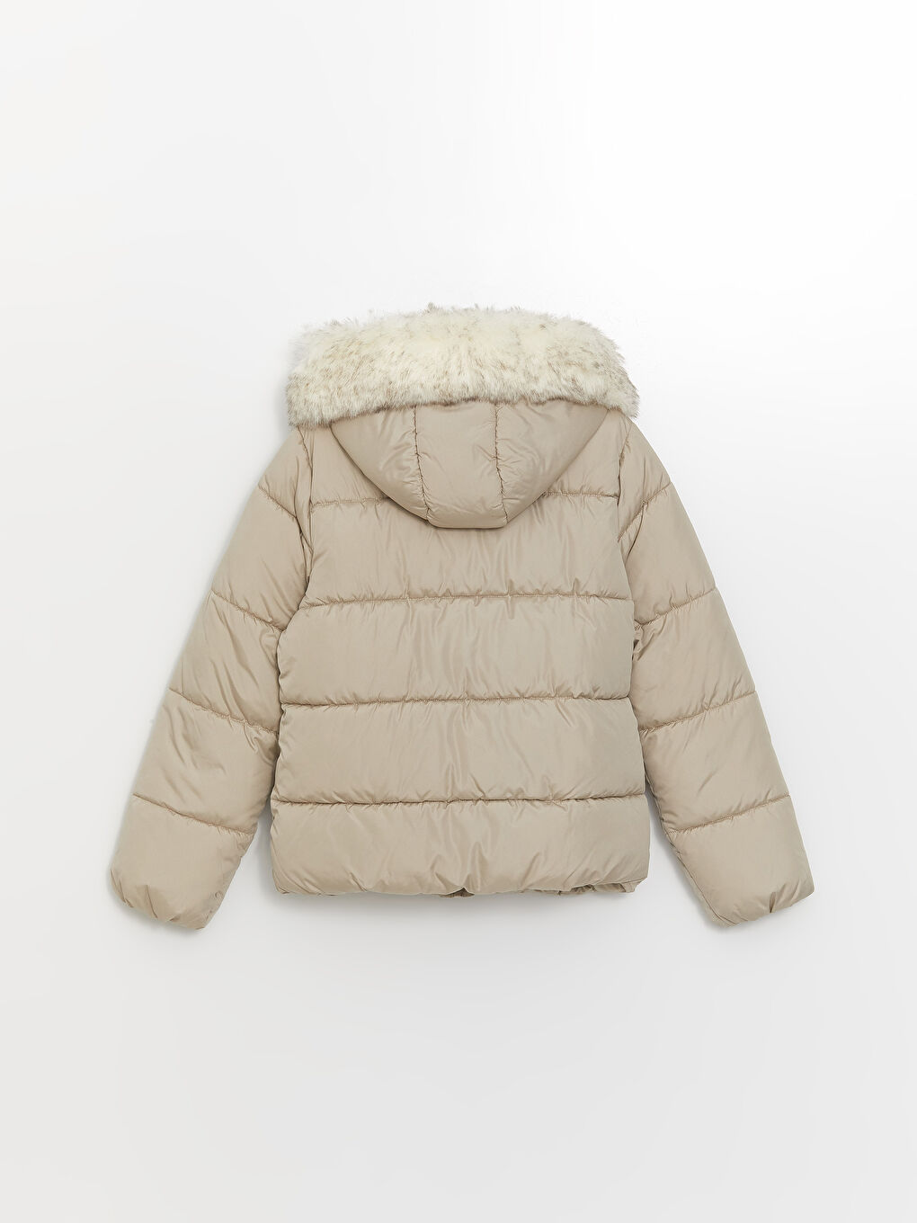 LCW Vision Women's Hooded Plain Puffer Coat -W5BD79Z8-FES