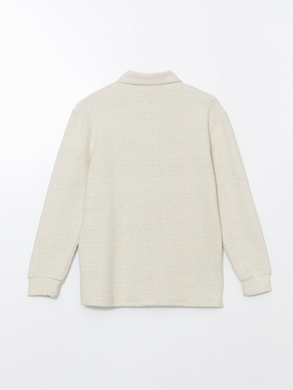XSIDE Gri Polo Yaka Uzun Kollu Erkek Sweatshirt - 5