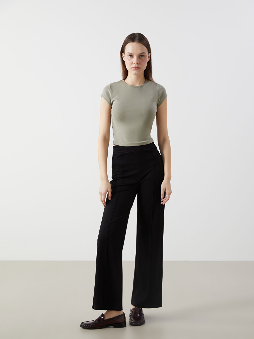 XSIDE Elasticated Waist Women's Trousers -W4M610Z8-CVL