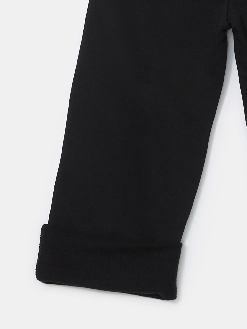 Siyah Beli Lastikli Kız Çocuk Eşofman Altı-2