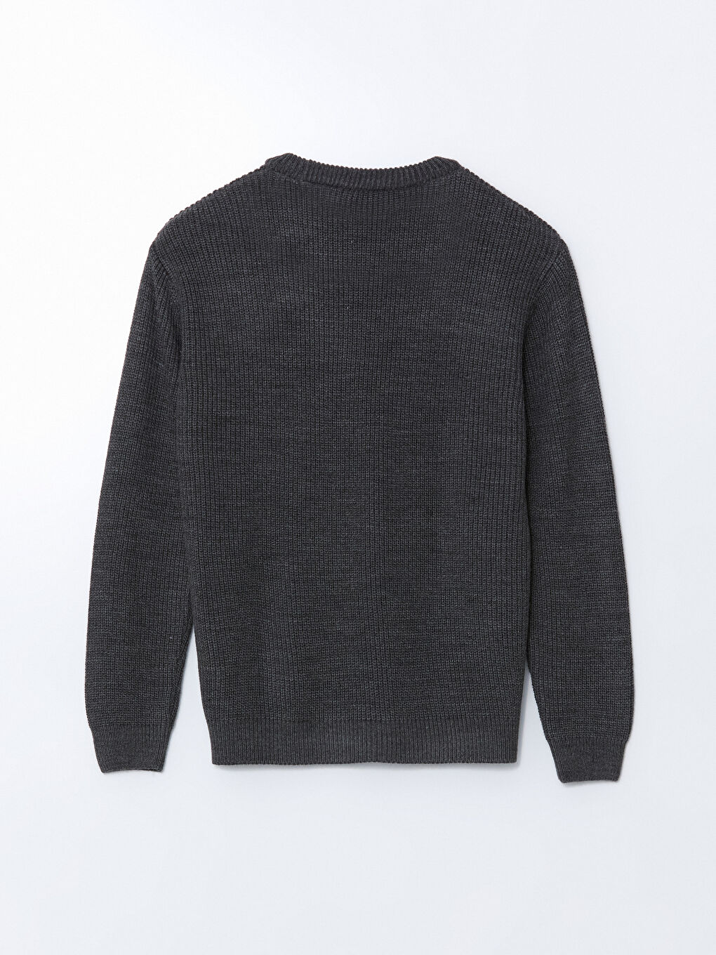 Crew Neck Long Sleeve Men's Tricot Sweater -W4M639Z8-HZX
