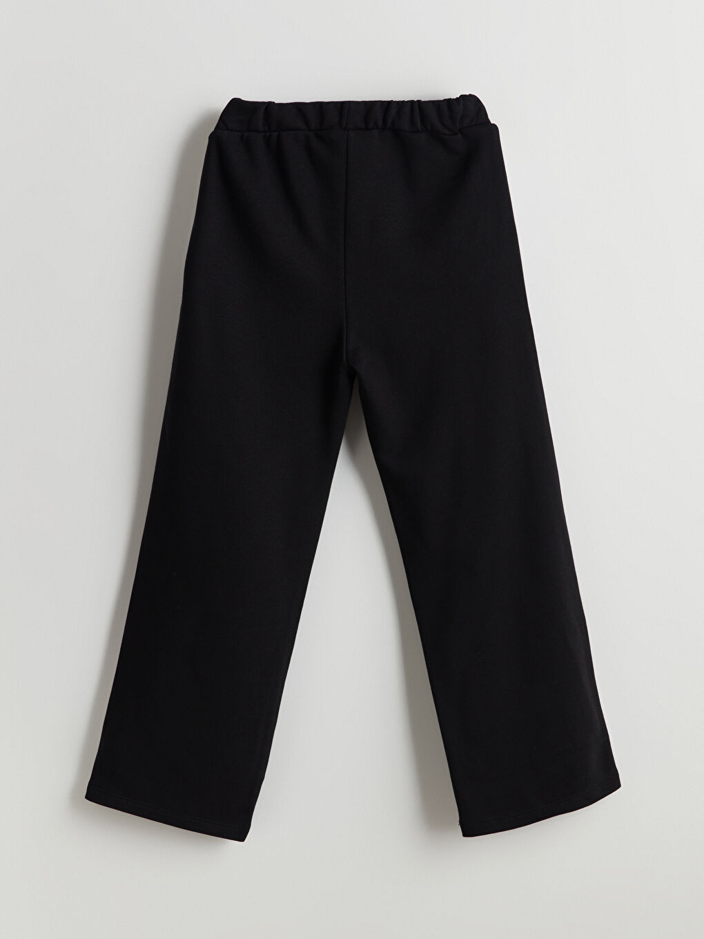 Siyah Bisiklet Yaka Kız Çocuk Eşofman Takım-6