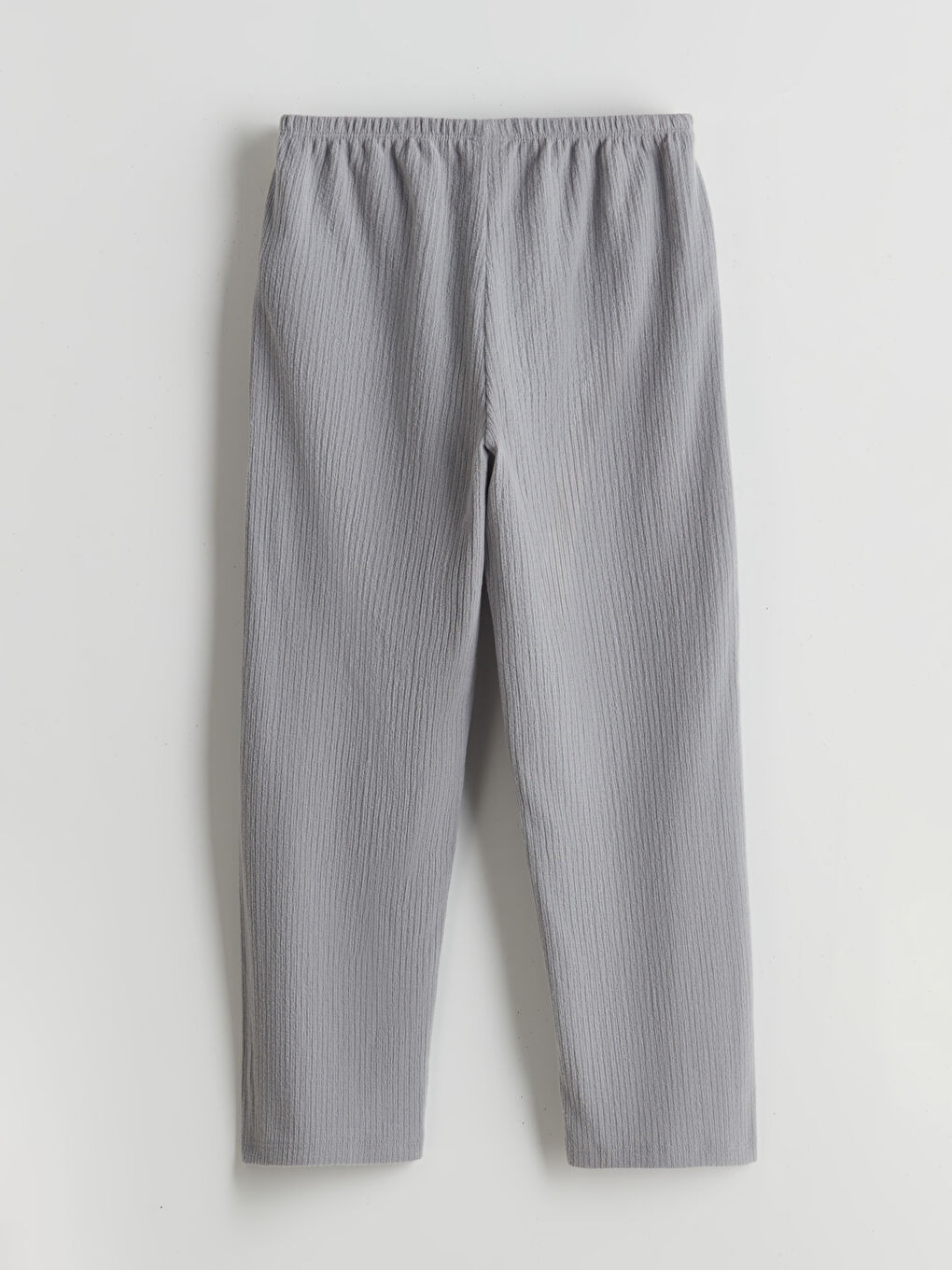 Gri Beli Lastikli Kız Çocuk Eşofman Altı-1