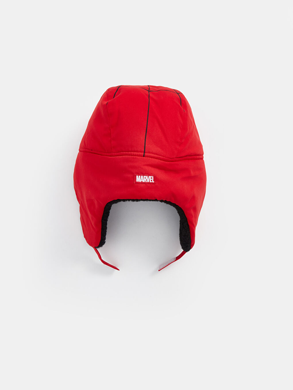 Kırmızı Spider-Man Baskılı Erkek Çocuk Kar Şapkası-3