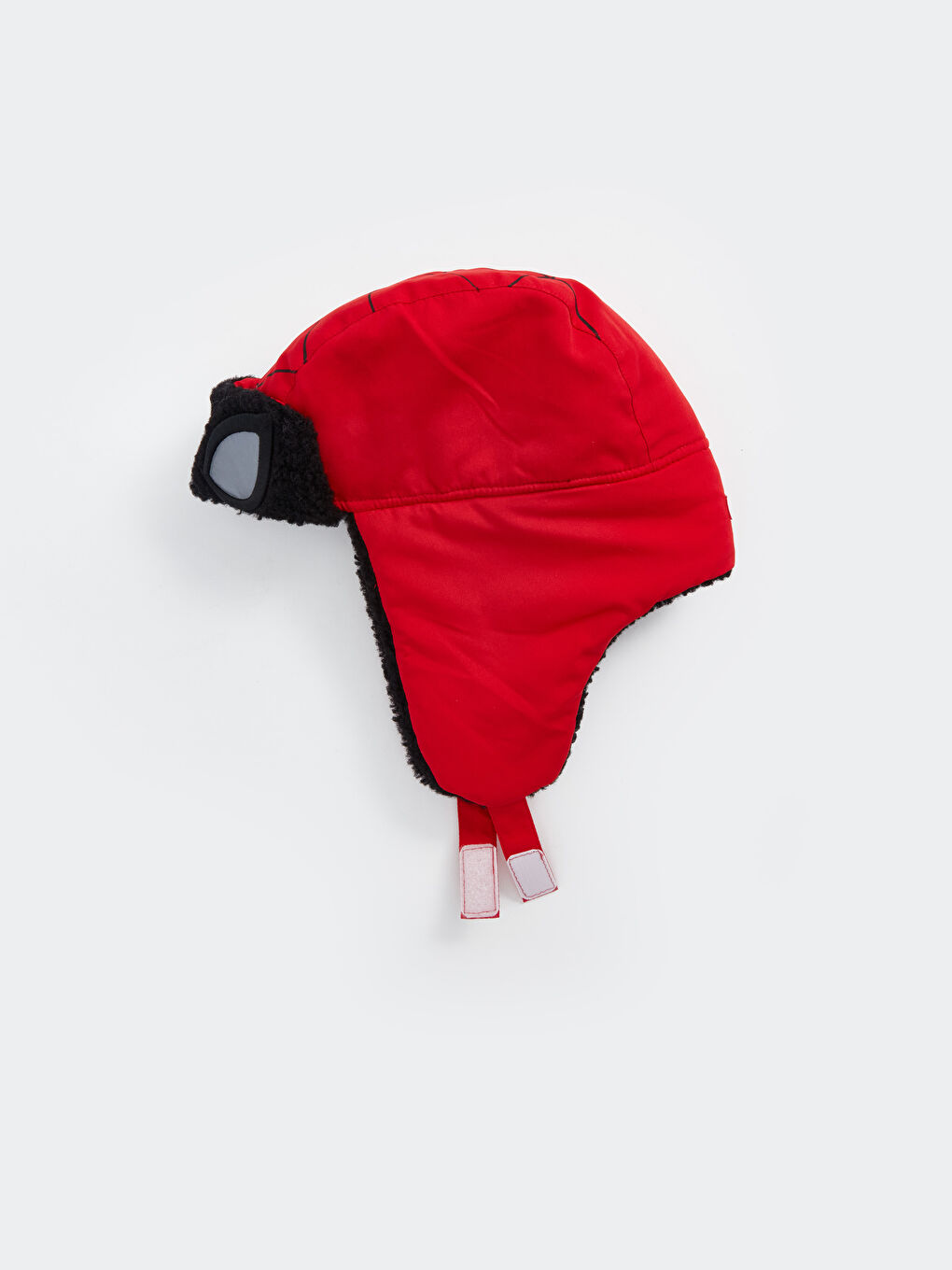 Kırmızı Spider-Man Baskılı Erkek Çocuk Kar Şapkası-5