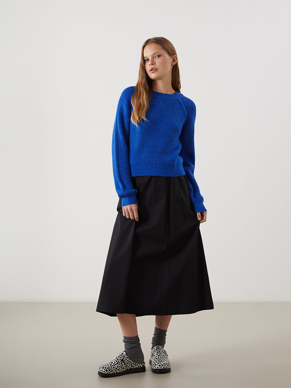 XSIDE Crew Neck Women's Knitwear Sweater -W4M722Z8-ZAM