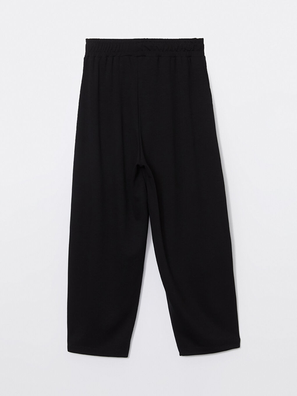 Siyah Beli Lastikli Kadın Eşofman Altı-5