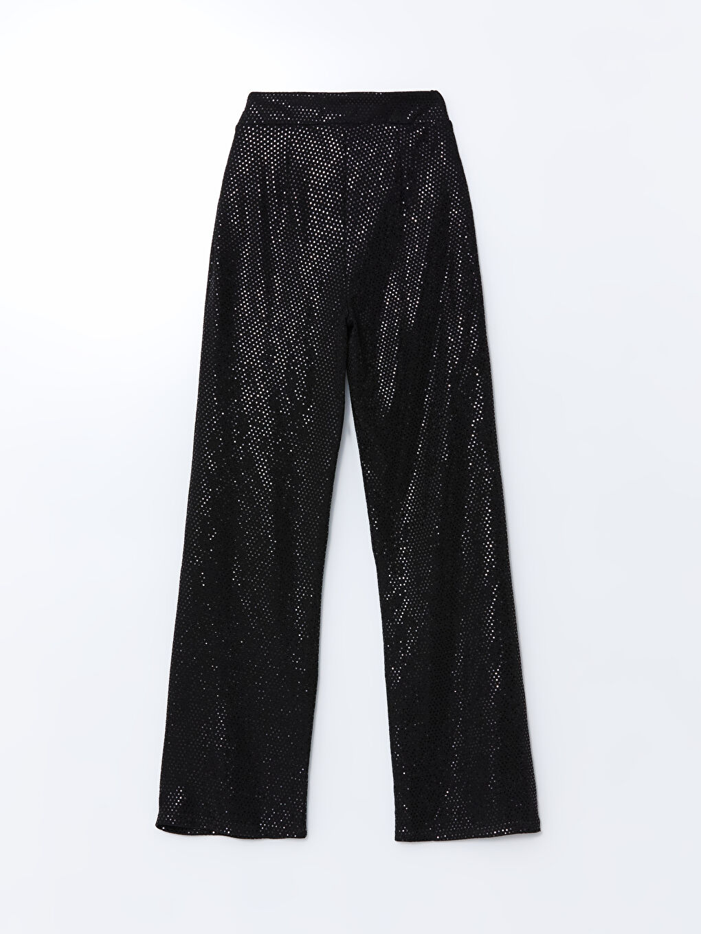 LCWAIKIKI Classic Zippered Waist Rhinestone Women's Trousers -W4M730Z8-CVL