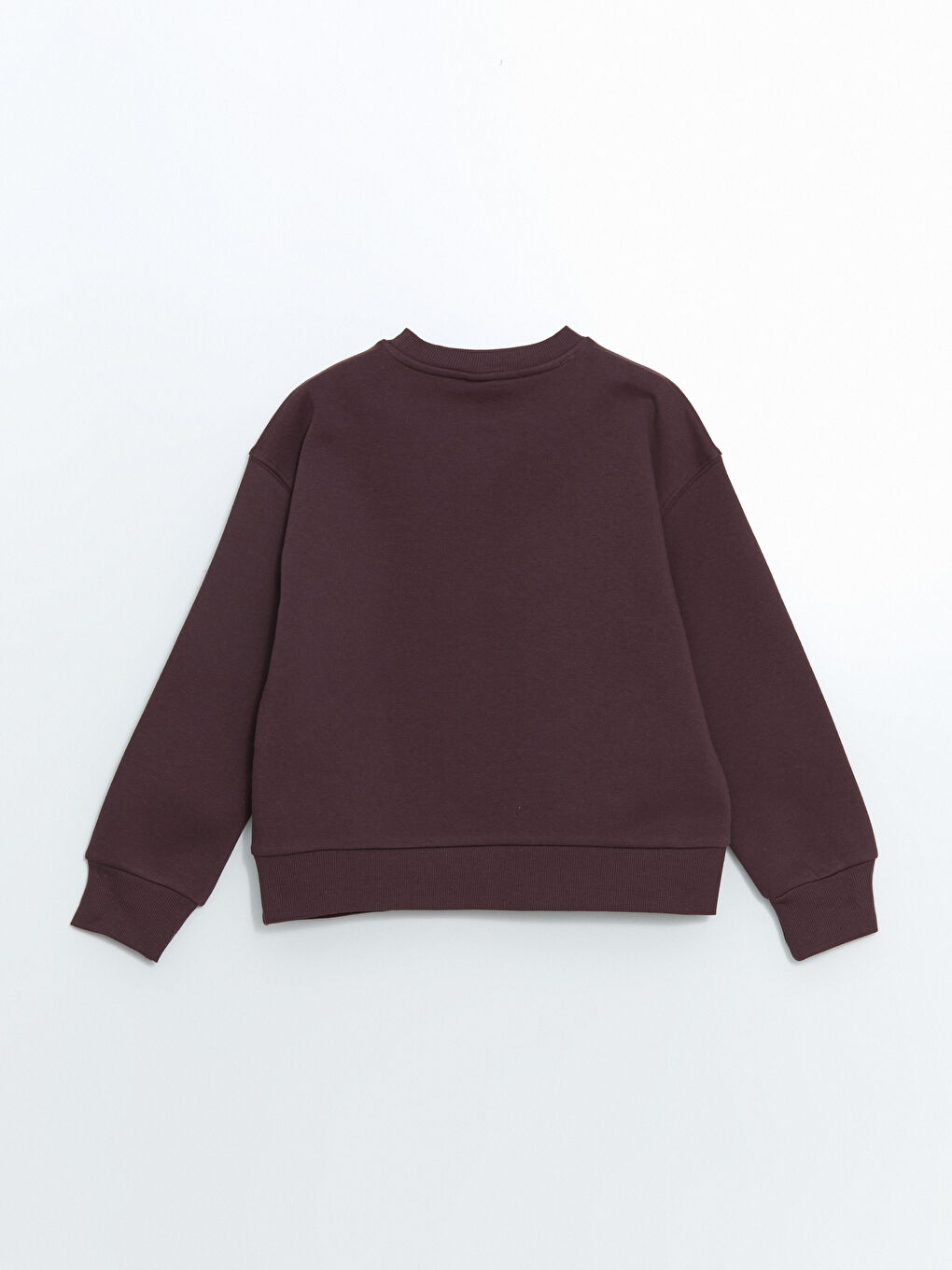 მრგვალი საყელო გოგონების სქელი თბილი ზედა-3