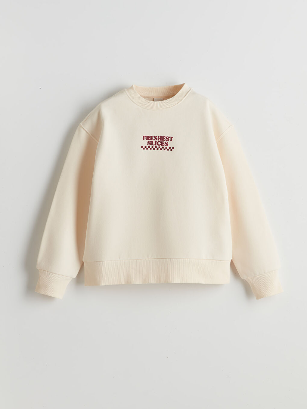 Crew Neck Girl's Thick Sweatshirt -W4M739Z4-FRC