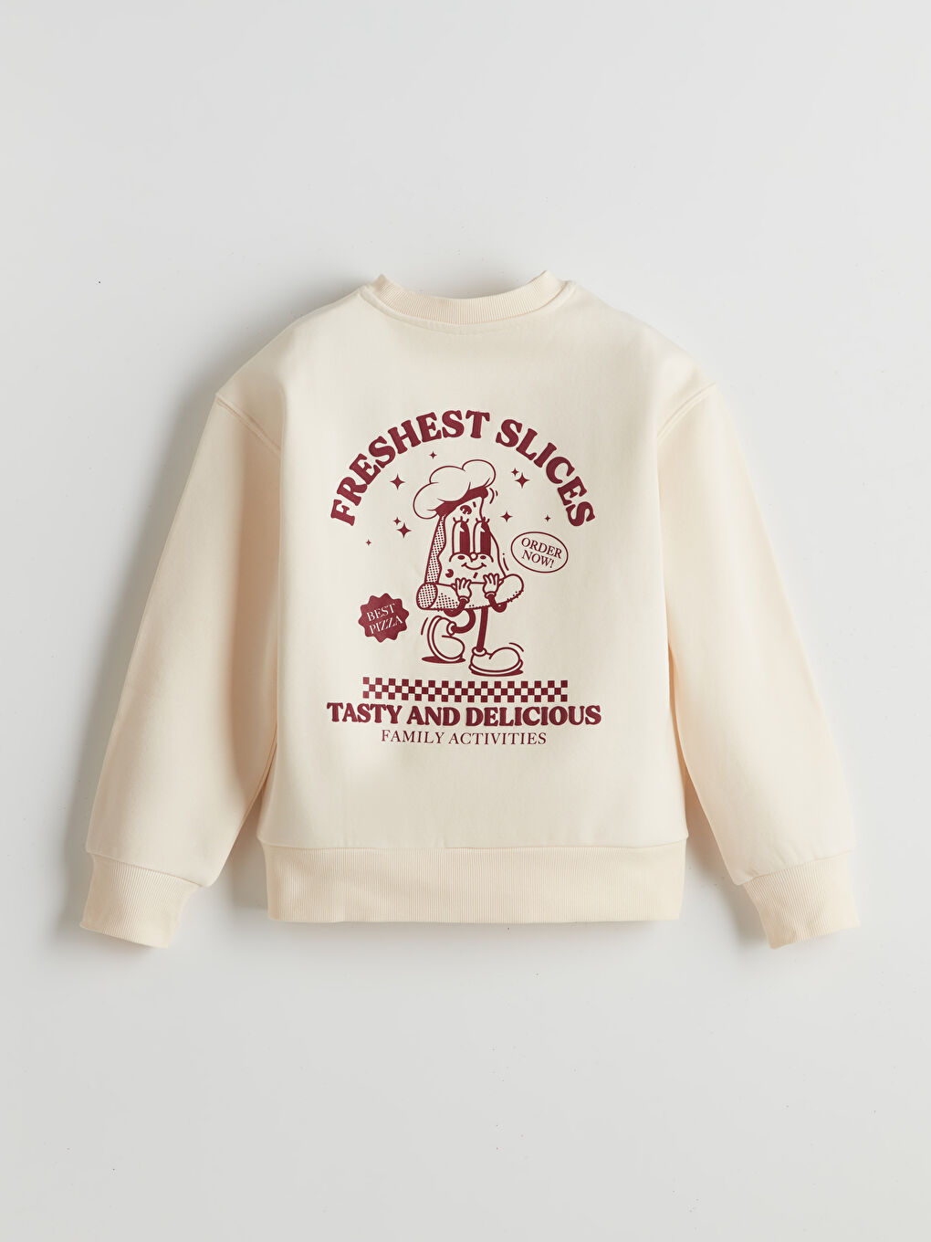Crew Neck Girl's Thick Sweatshirt -W4M739Z4-FRC