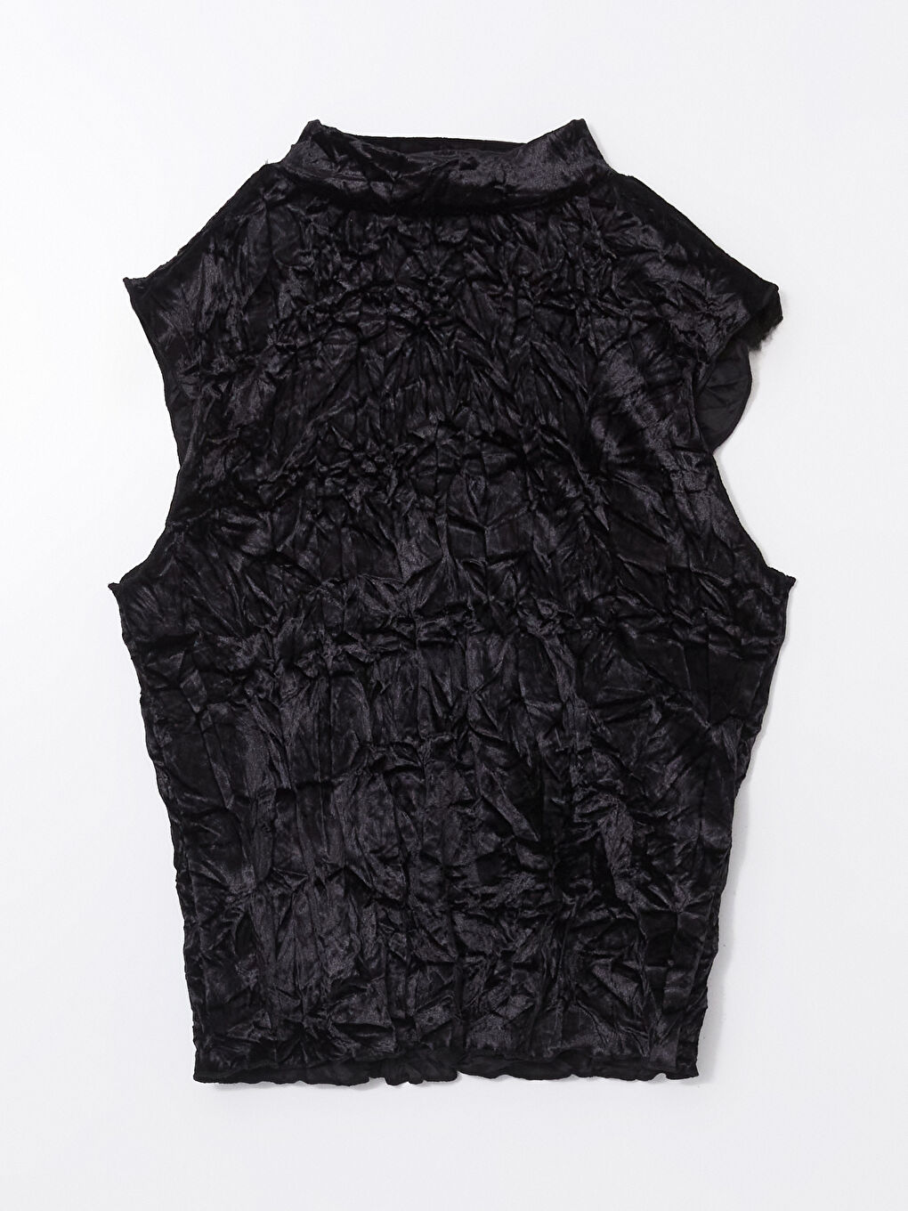 Siyah Dik Yaka Kadın Bluz-4