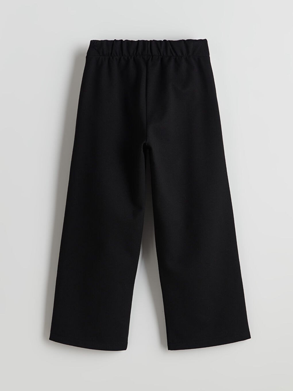 Siyah Beli Lastikli Kız Çocuk Pantolon-1