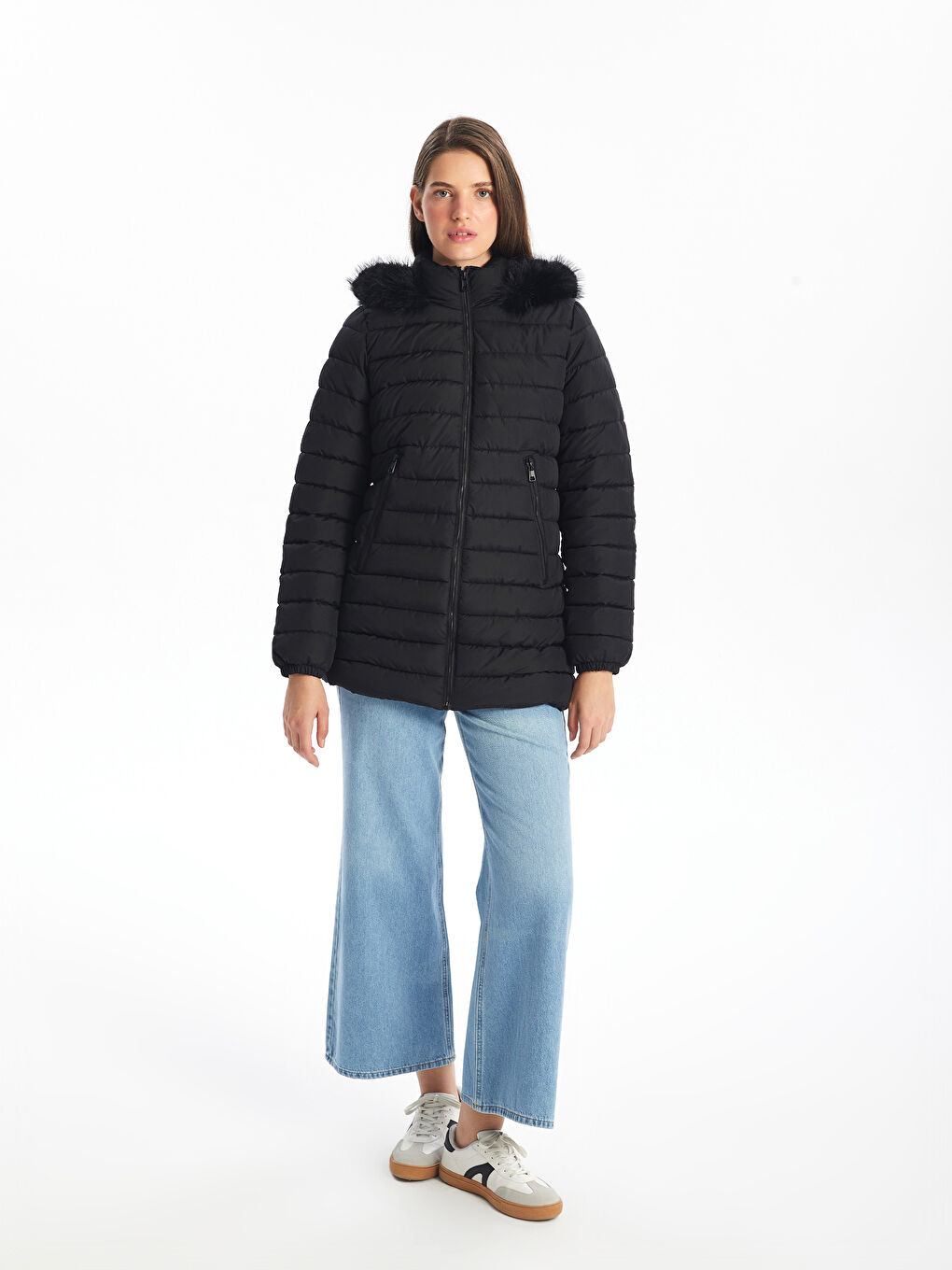 Hooded Women's Puffer Coat