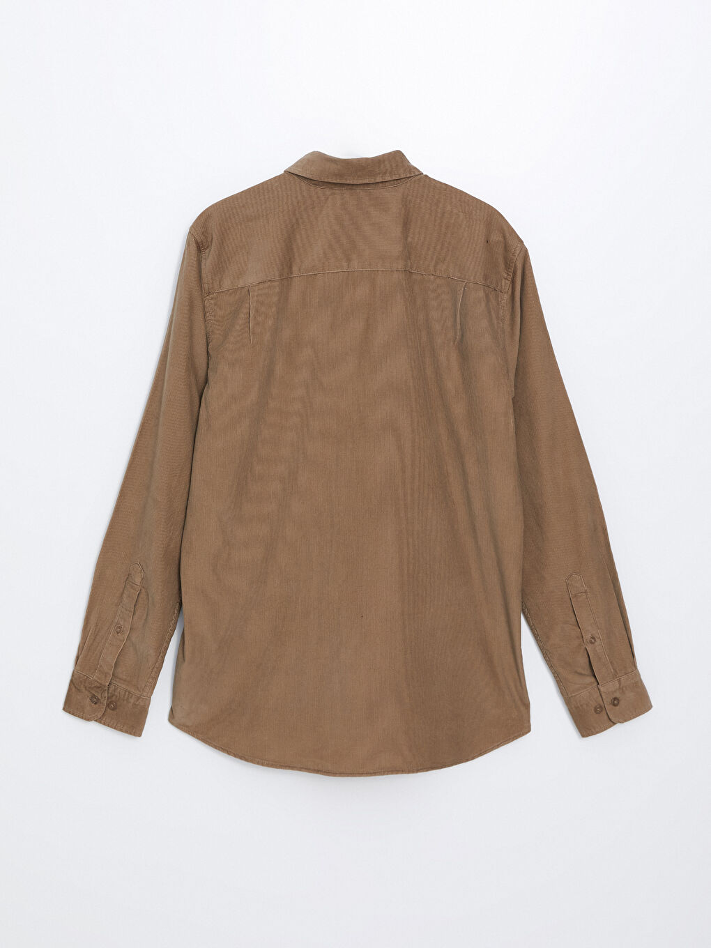 Regular Fit Long Sleeve Velvet Men's Shirt-9