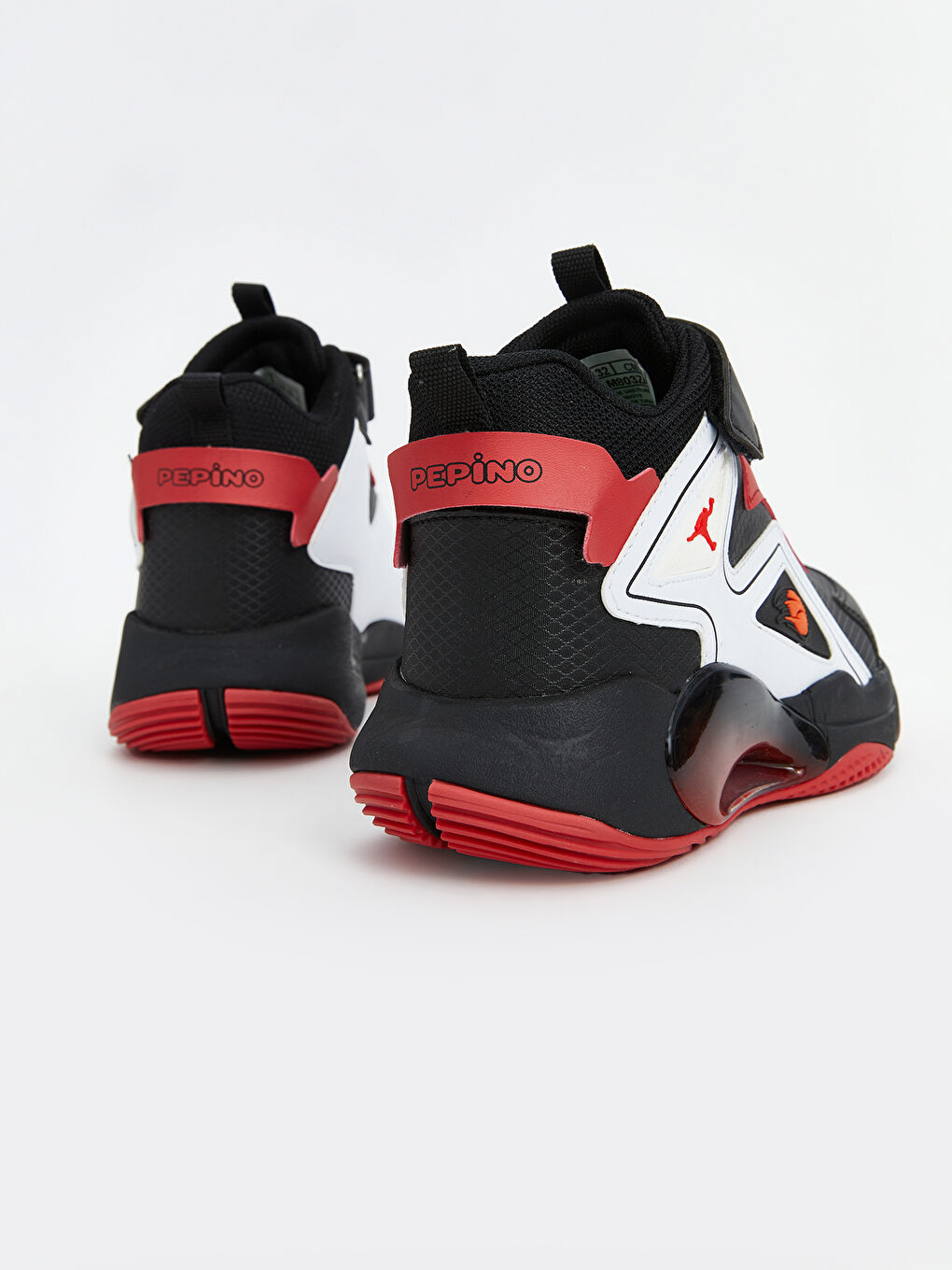 Siyah Bağcık ve Cırt Cırtlı Bilek Boy Erkek Çocuk Spor Ayakkabı-4