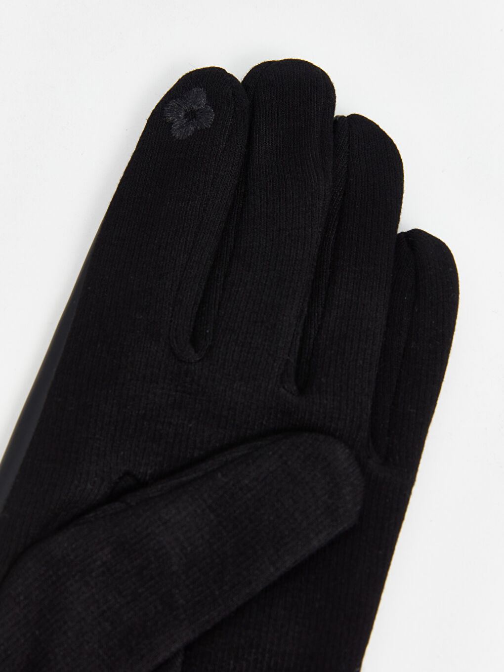 Faux Leather Women's Gloves-2