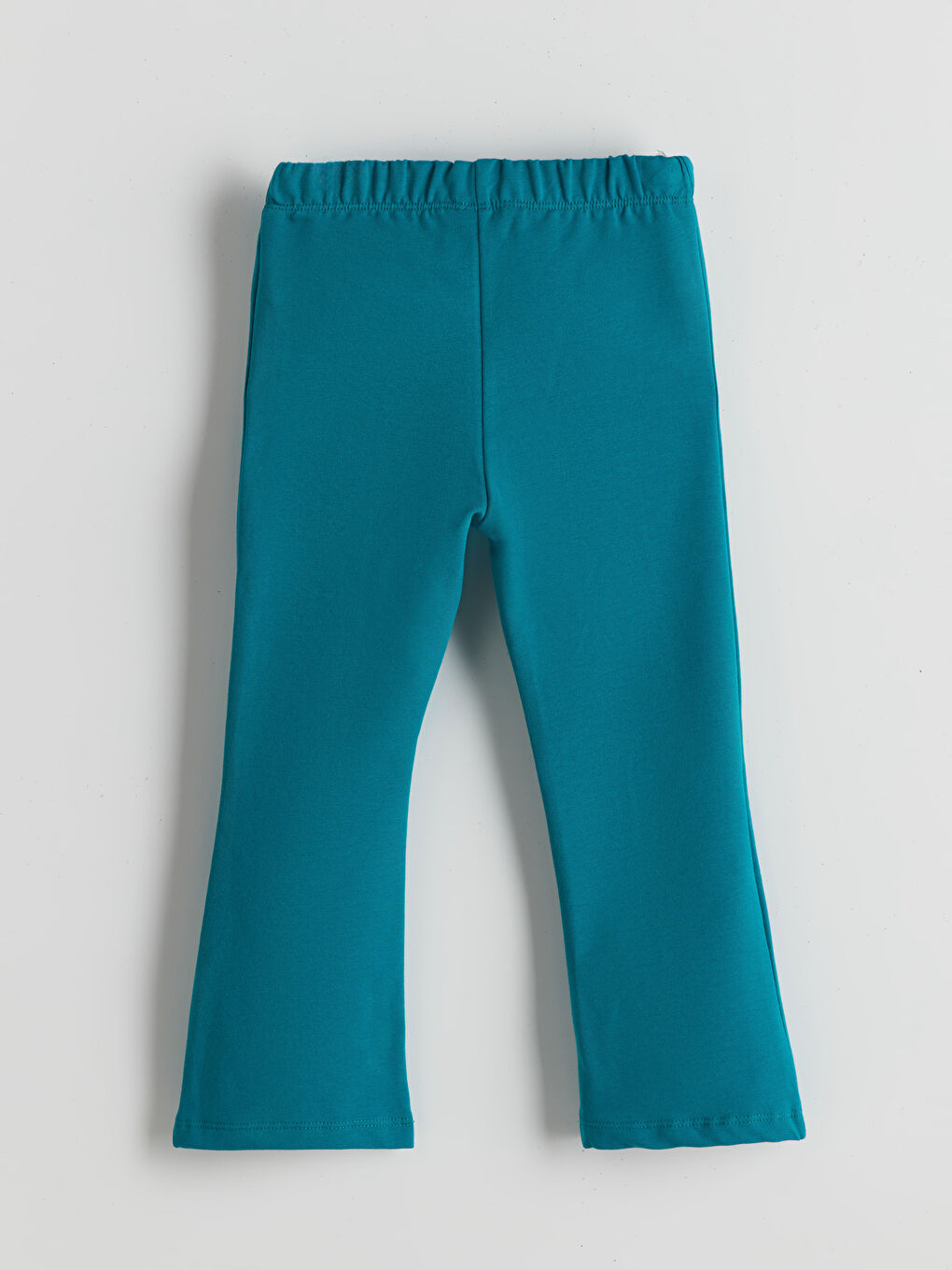 Yeşil Bisiklet Yaka Çizgili Kız Çocuk Sweatshirt ve Tayt 2'li-6