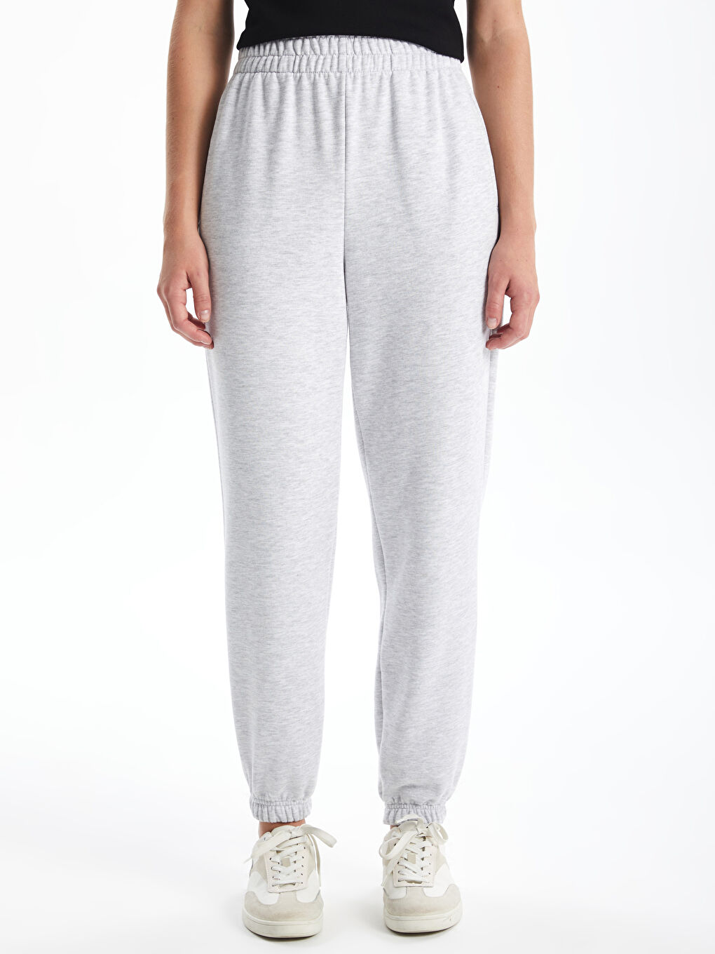 Elasticated Waist Women's Thick Jogger Sweatpants-1