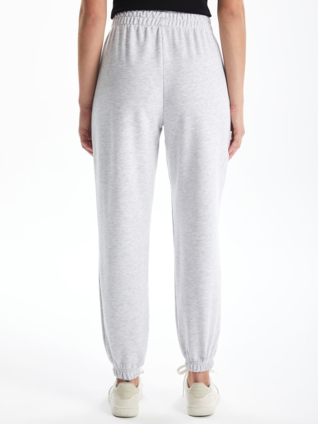 Elasticated Waist Women's Thick Jogger Sweatpants-3
