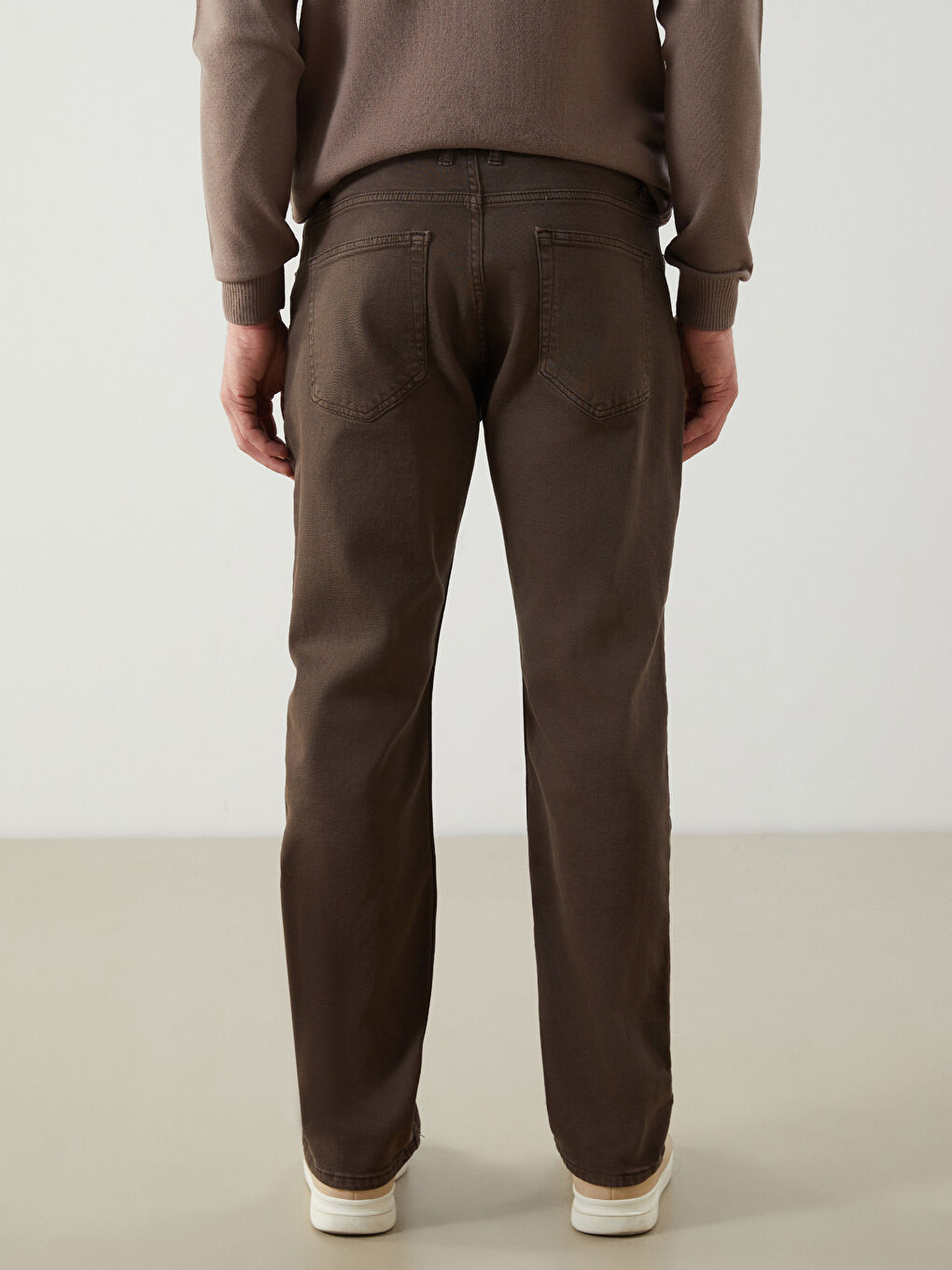 Kahverengi 779 Regular Fit Erkek Jean Pantolon-3