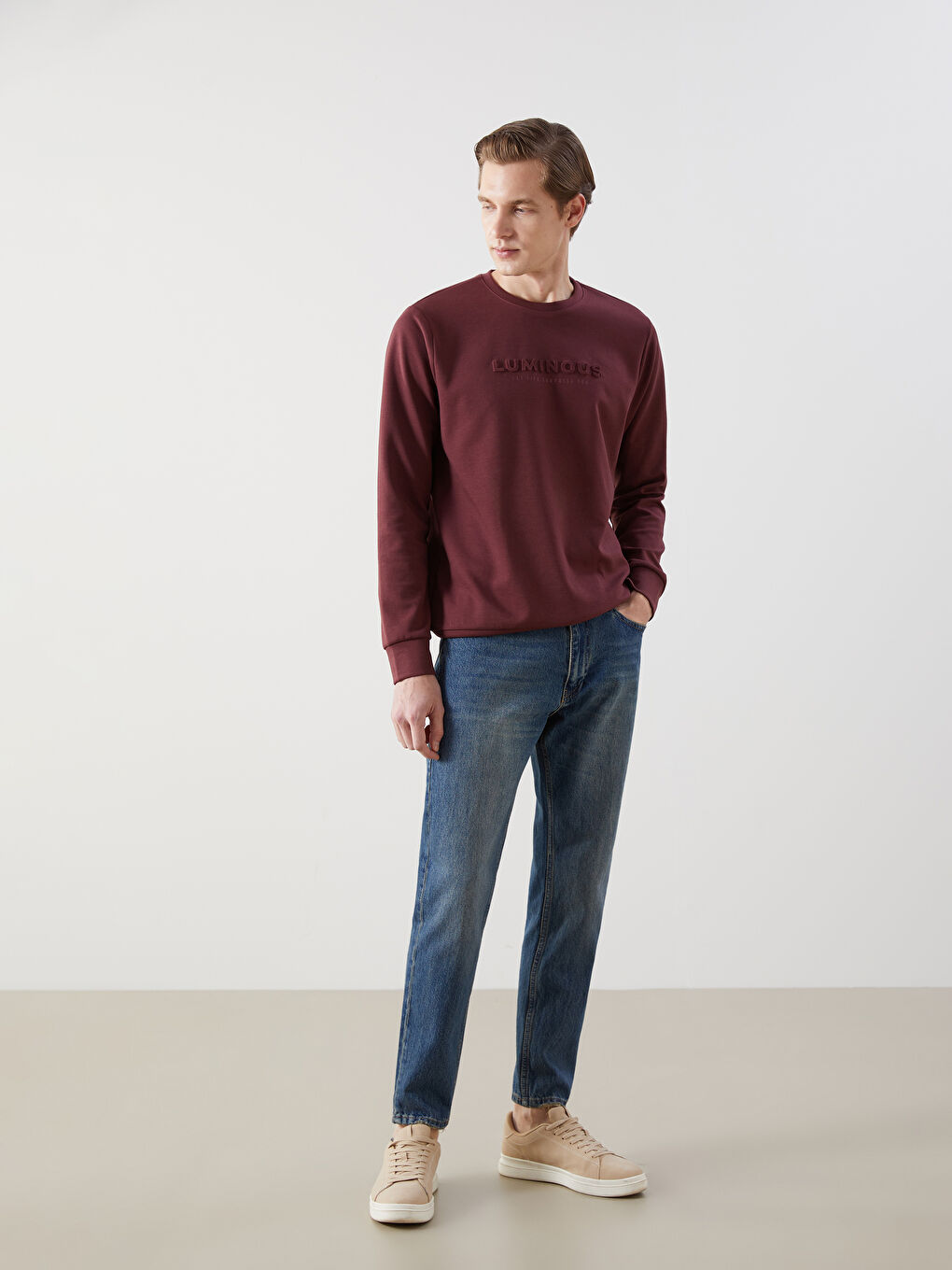 İndigo Loose Fit Erkek Jean Pantolon