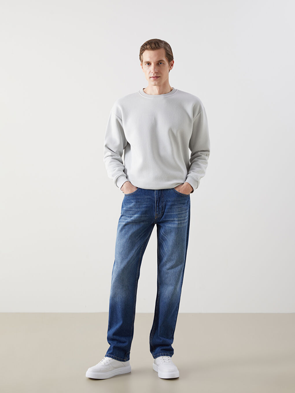 İndigo Loose Fit Erkek Jean Pantolon