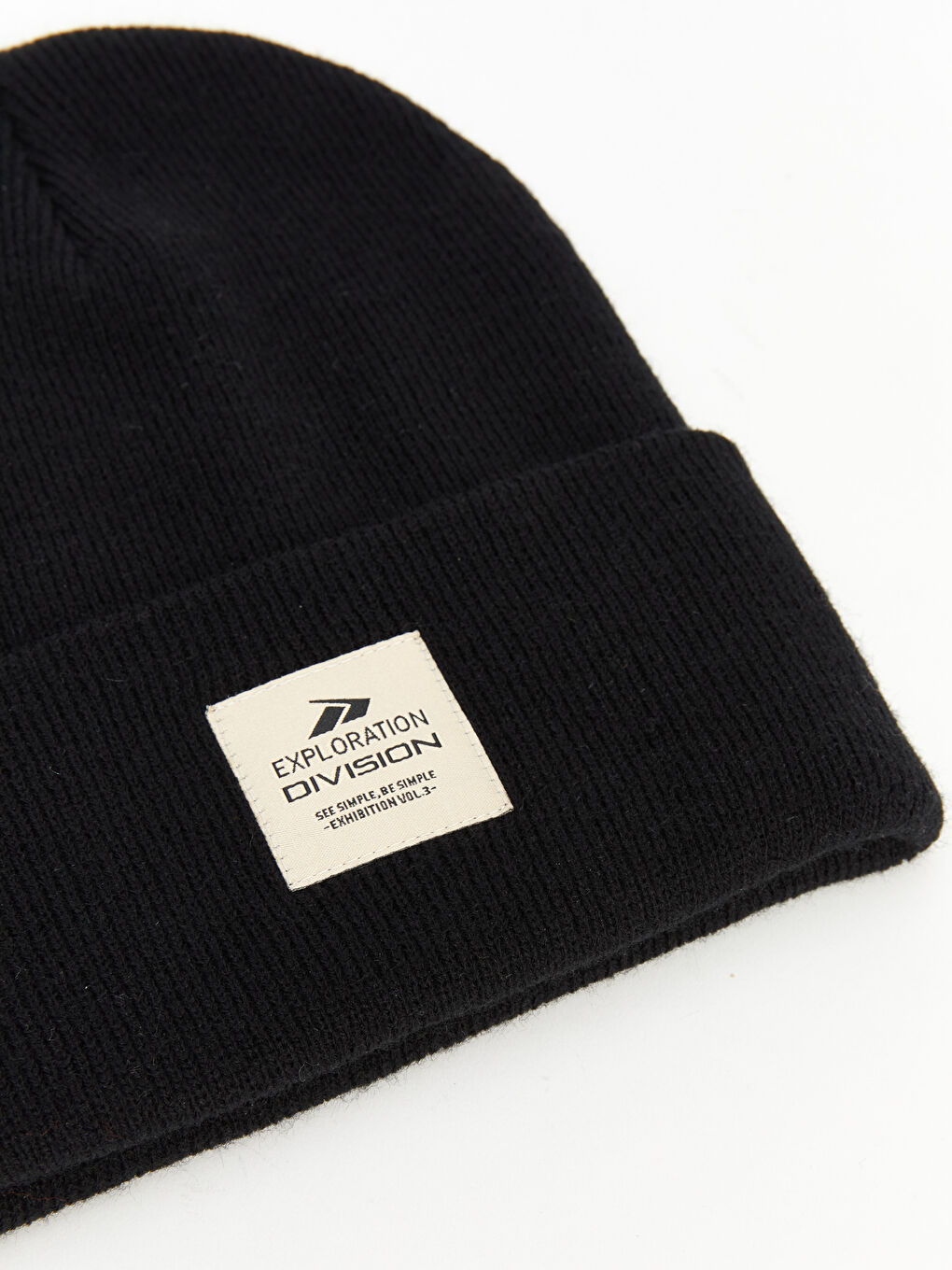Label Embroidered Men's Beanie-1